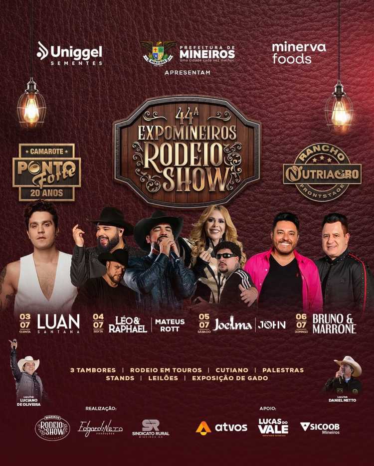 44ª Expo Mineiros e Rodeio Show 