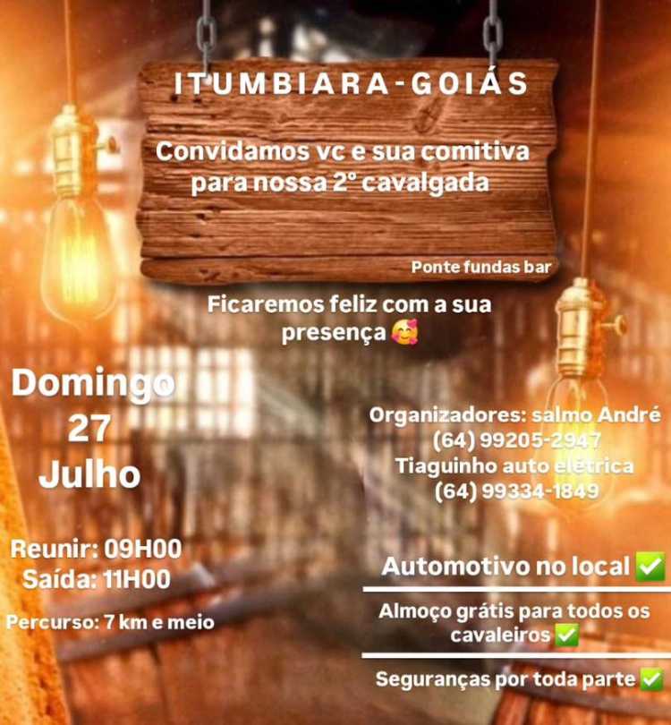 2ª Cavalgada da Fazenda Ponte Funda