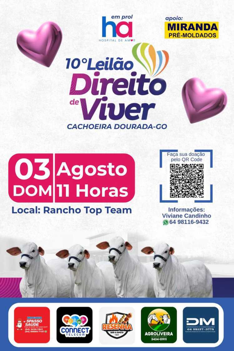 10º Leilão Direito De Viver 