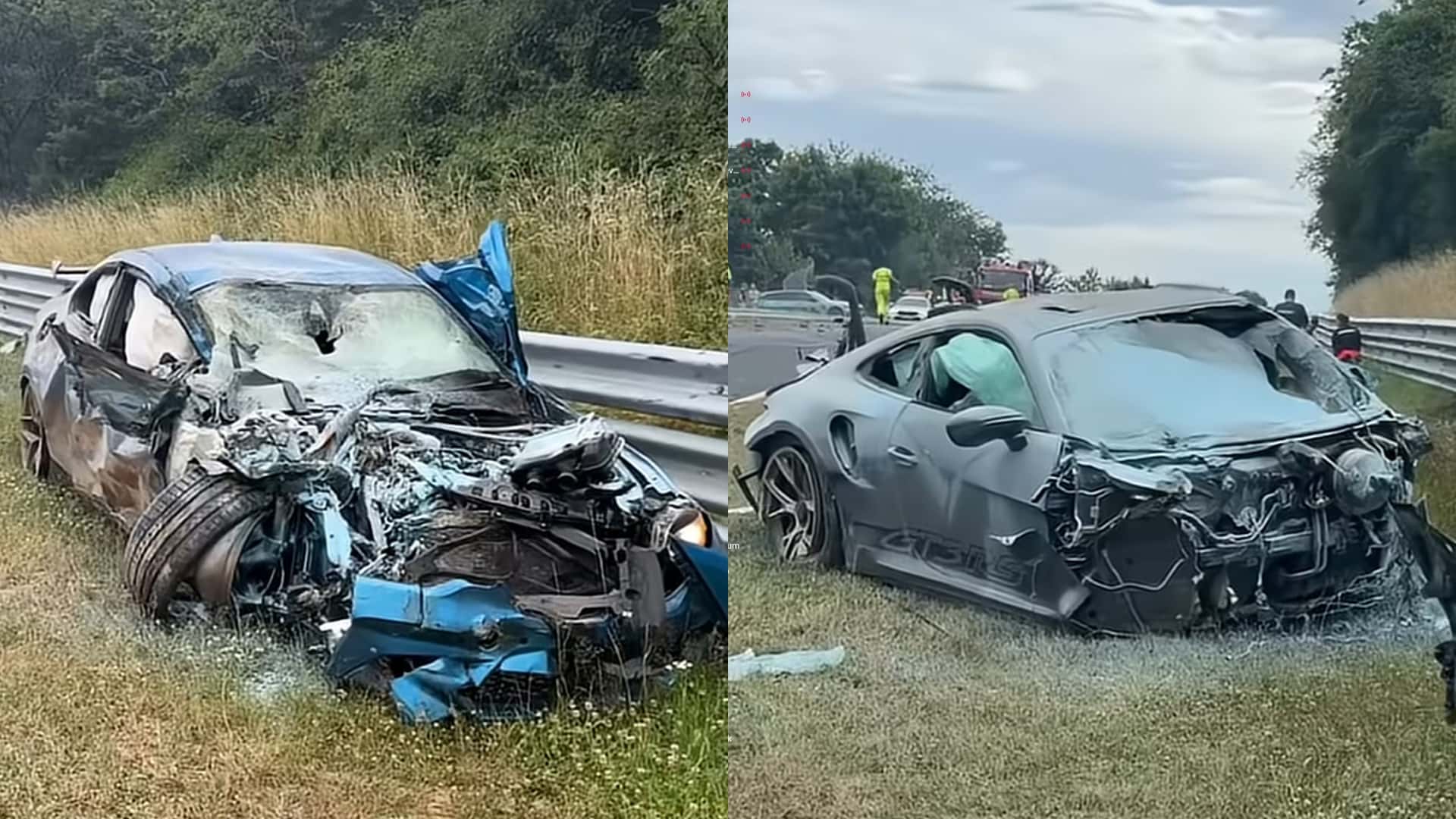 Acidente em Nürburgring choca, mas motoristas saem andando