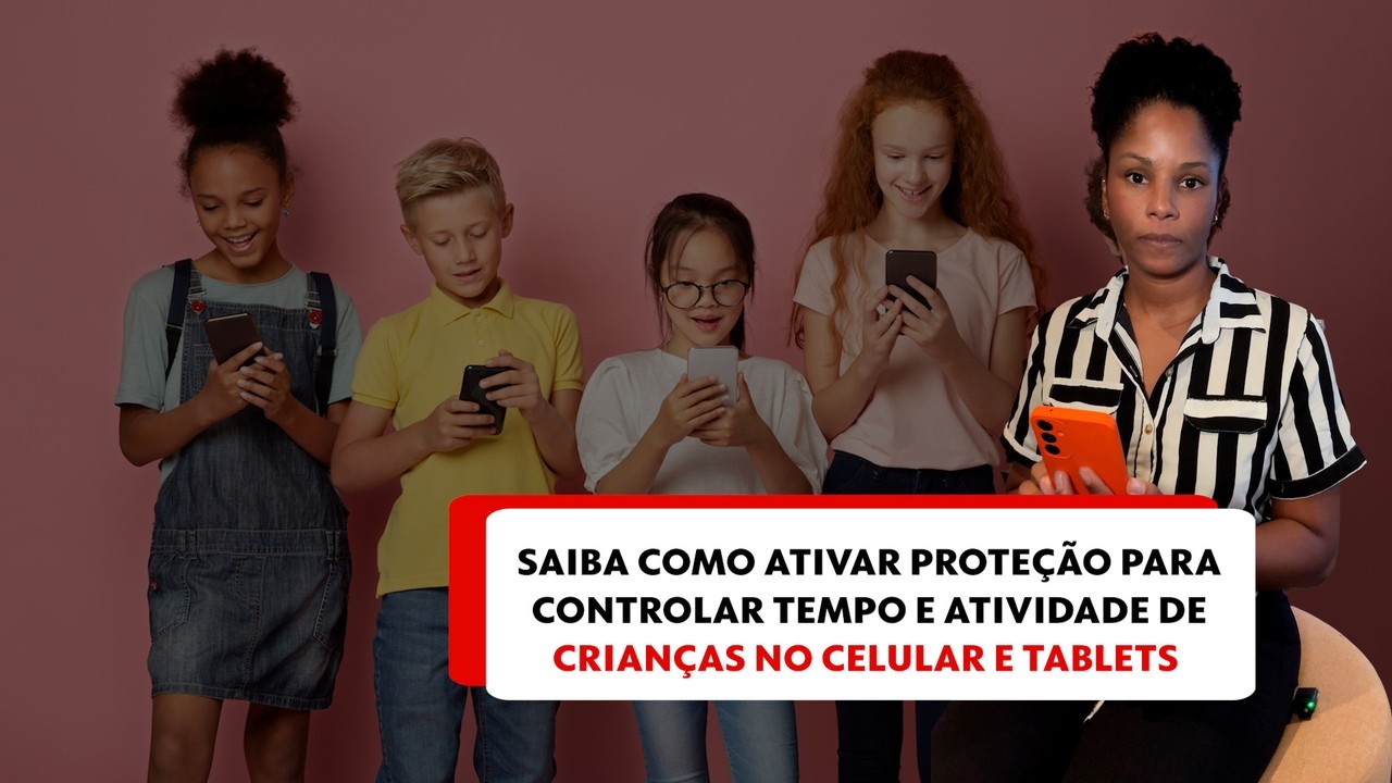 'Adultização de crianças': como ativar proteção no celular para limitar tempo e atividade do seu filho online