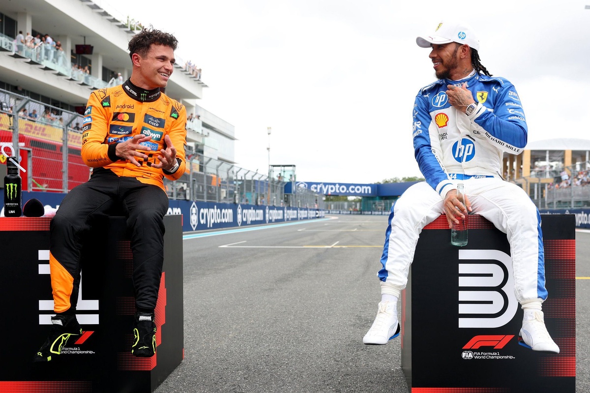 F1 - Norris: 'Correr com Alonso e Hamilton ainda parece loucura'