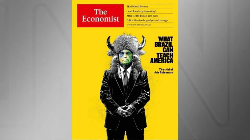 The Economist diz que julgamento de Bolsonaro é "lição de democracia"