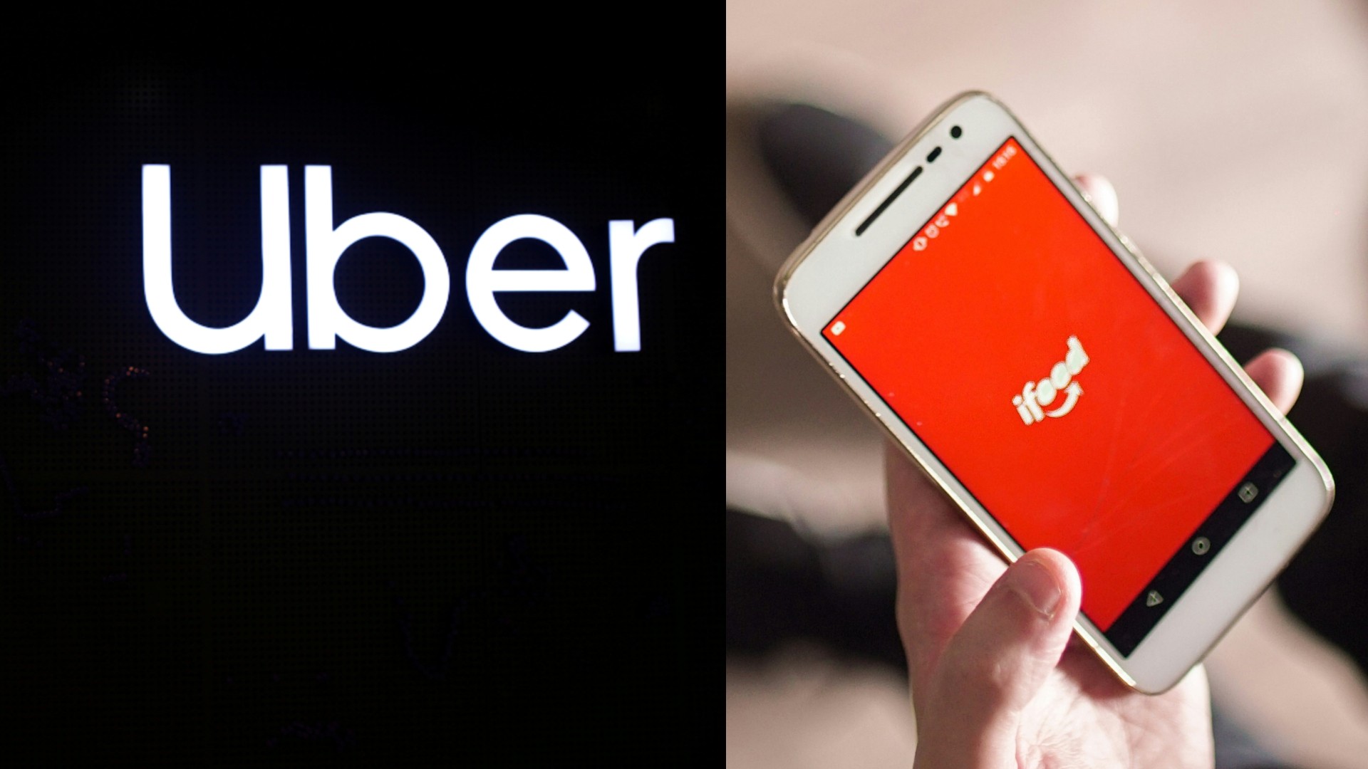 Parceria entre Uber e iFood permitirá uso dos dois serviços em um único app
