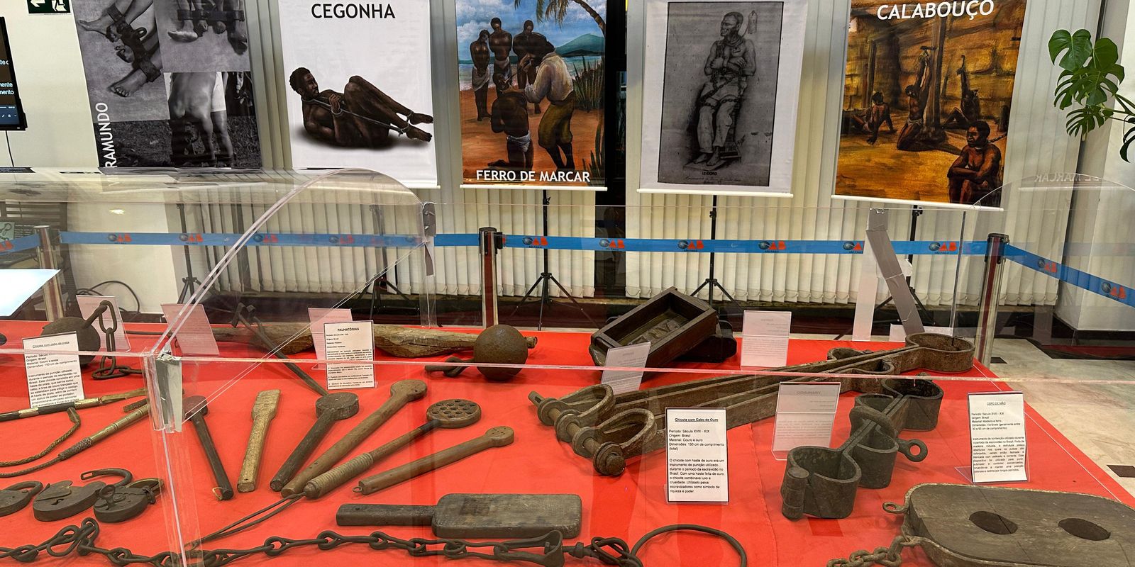 Exposição em São Paulo reúne peças do período da escravidão